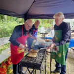 Die Griller am Werk