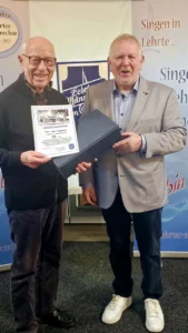 Urkunde für Hand Poggensee